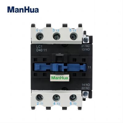 LC1-D40 3P+No+Nc 40A AC Modular Dc Coil Contactor For Motot Protection Electrical Magnetic Contactor